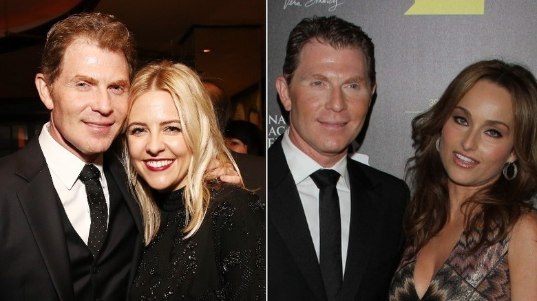 Bobby Flay with Helene Yorke, Giada De Laurentiis