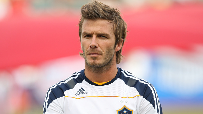 David Beckham in L.A. Galaxy uniform