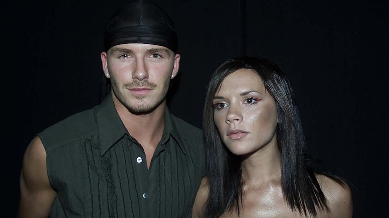 David and Victoria Beckham during early 2000s