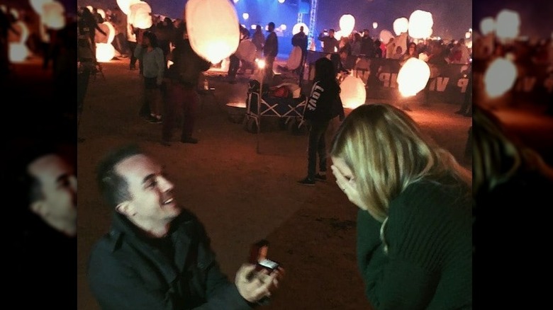 Frankie Muniz proposing to Paige Price