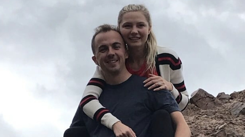 Frankie Muniz and Paige Price smiling