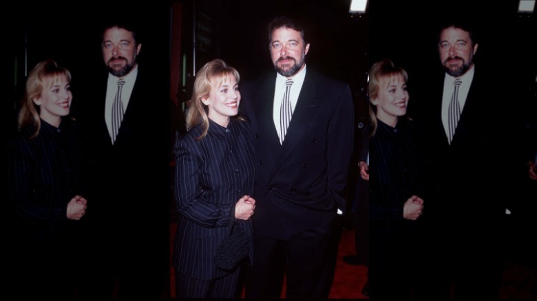 Genie Francis and Jonathan Frakes at an event