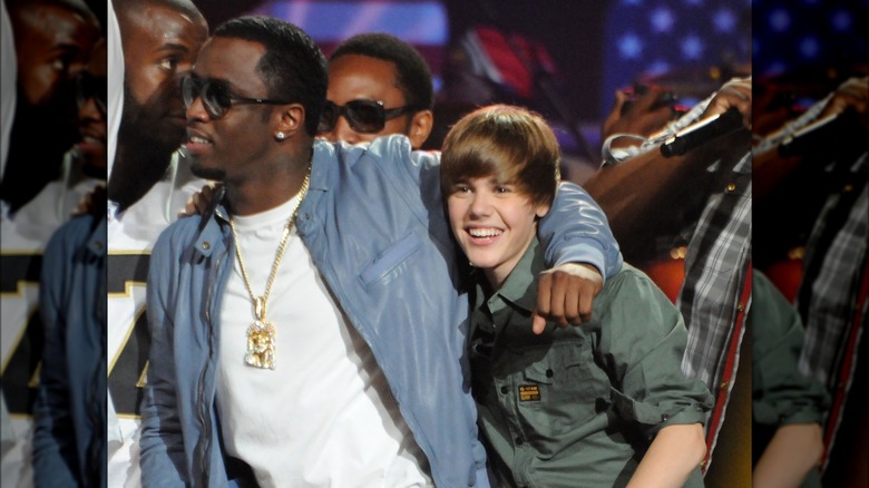 Justin Bieber and Sean "Diddy" Combs 