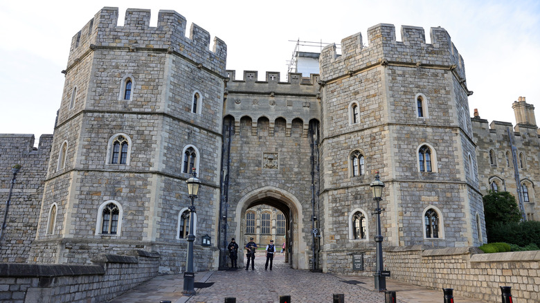 Front view of Windsor Castle