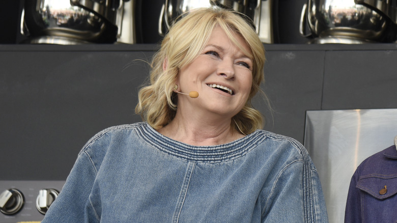 Martha Stewart laughing