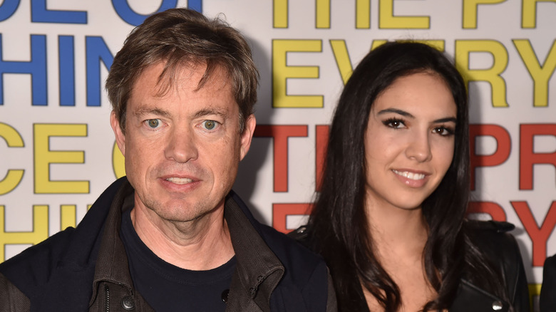 Nicolas Berggruen and Noor Alfallah posing next to each other