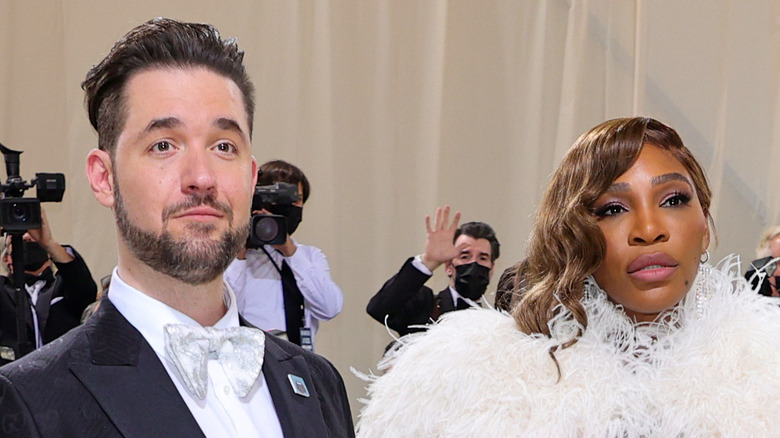 Alexis Ohanian and Serena Williams at 2021 Met Gala