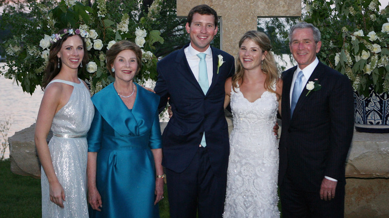 Barbara Bush, Laura Bush, Henry Hager, Jenna Bush Hager, George W. Bush