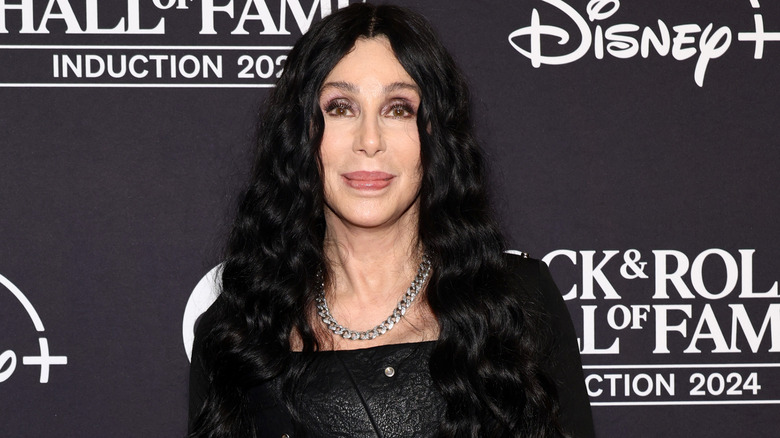 Cher at the 2024 Rock and Roll Hall of Fame induction ceremony