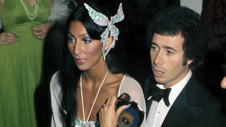 Cher and David Geffen at the 1974 Grammy Awards