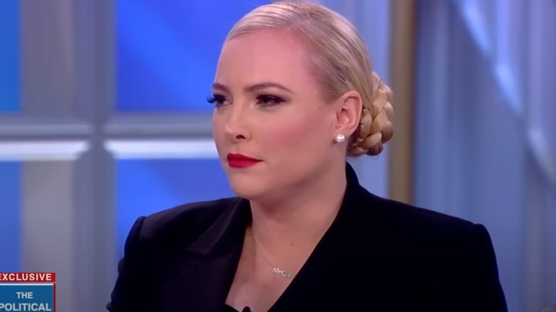 Meghan McCain braided bun on The View