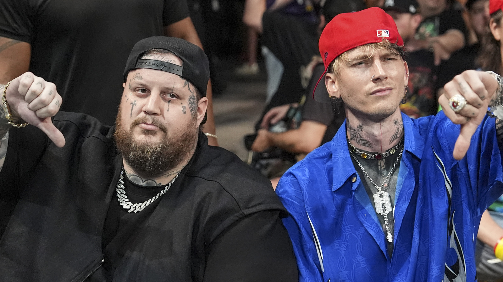 A Look Back At Jelly Roll's Brutal Feud With Machine Gun Kelly (& How ...