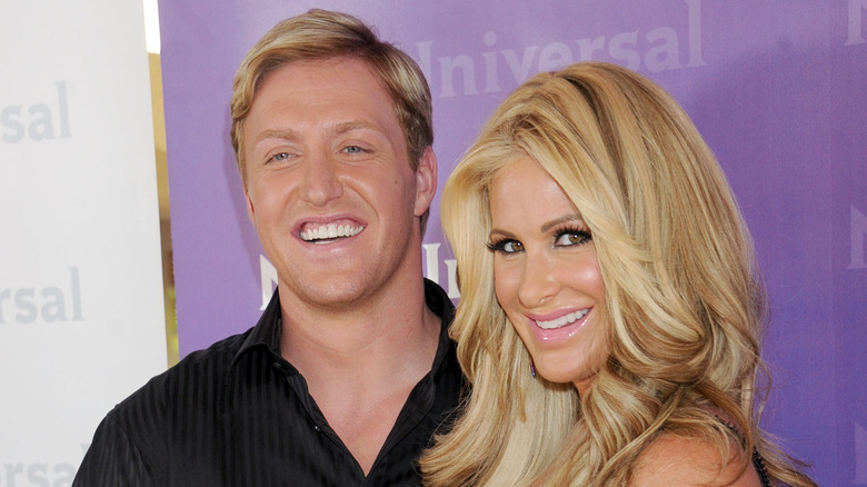 Kroy Biermann and Kim Zolciak smiling