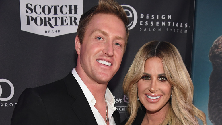 Kroy Biermann and Kim Zolciak smiling