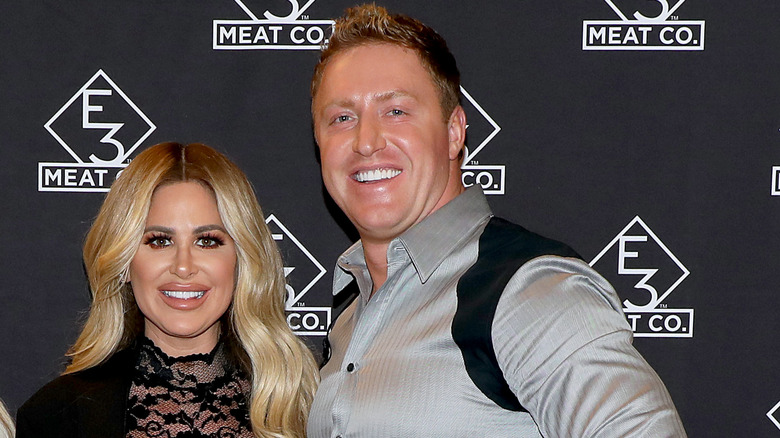 Kim Zolciak and Kroy Biermann smiling