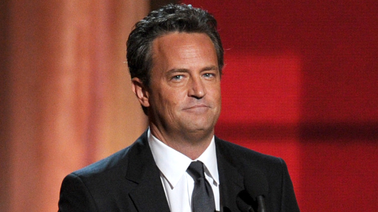 Matthew Perry on stage