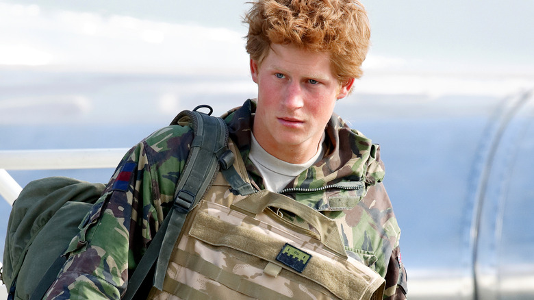 Prince Harry in military clothing