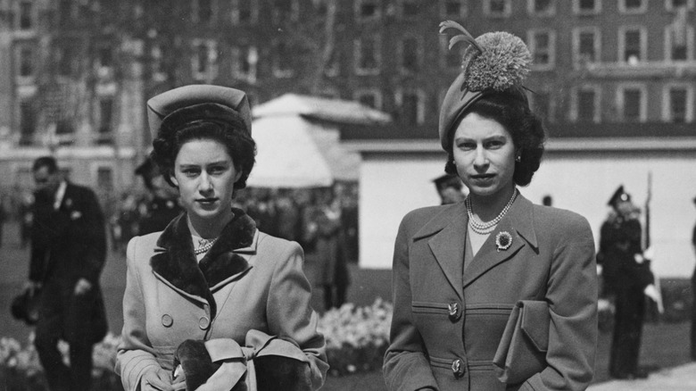 Young Princess Margaret and Princess Elizabeth 