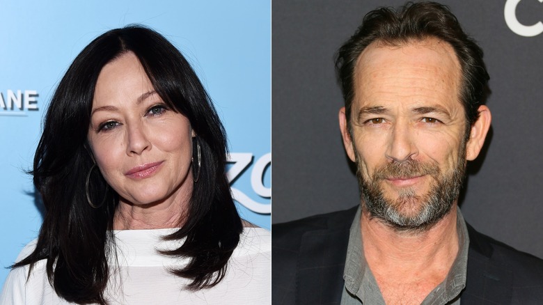 Shannen Doherty and Luke Perry