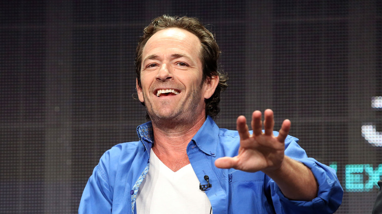 Luke Perry smiling