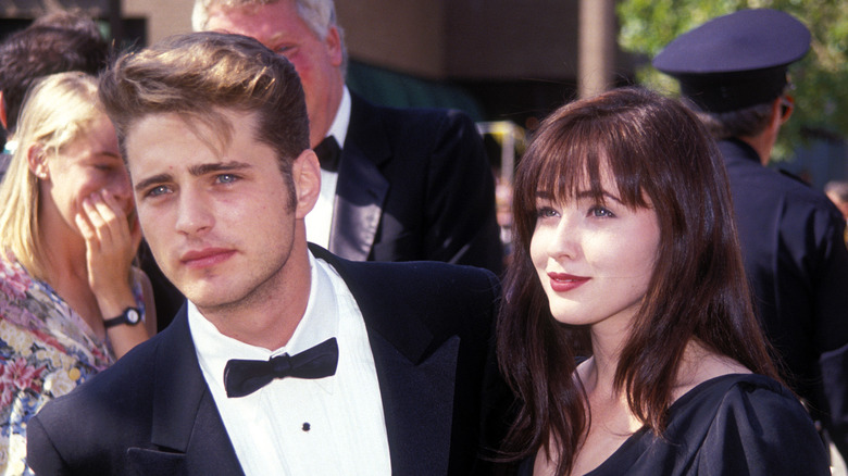 Young Jason Priestley and Shannen Doherty