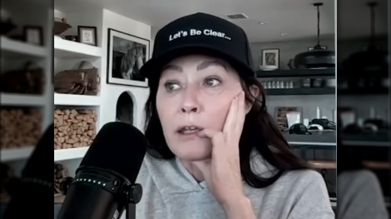 Shannen Doherty podcasting