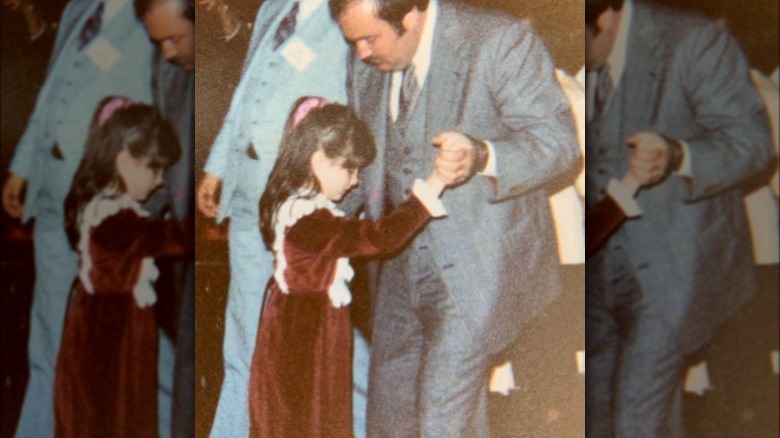 Shannen Doherty dancing with her father