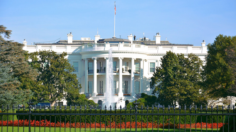 South side of the White House