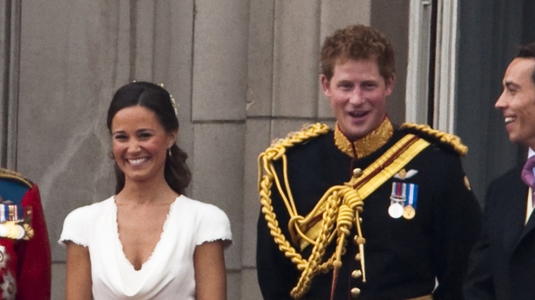 Pippa Middleton Prince Harry smiling