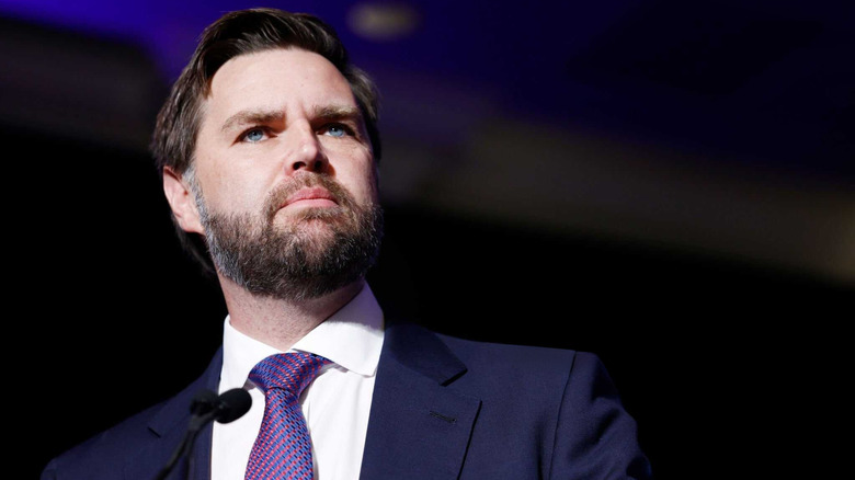 JD Vance speaking at the Faith and Freedom Coalition's God and Country Breakfast