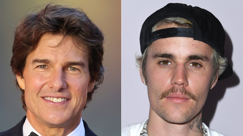 Tom Cruise and Justin Bieber