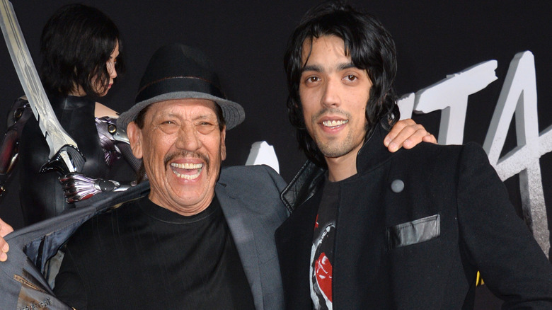 Danny Trejo with his son