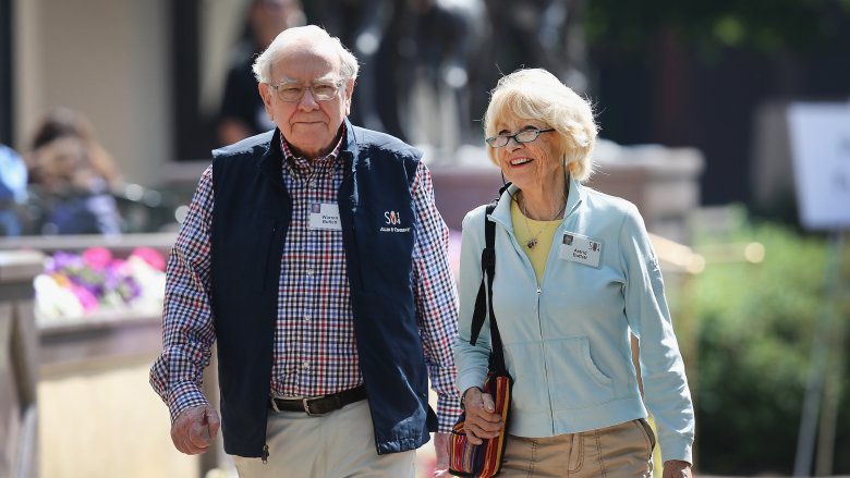 Warren Buffett and Astrid Menks