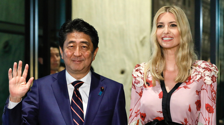 Shinzo Abe and Ivanka Trump 2017