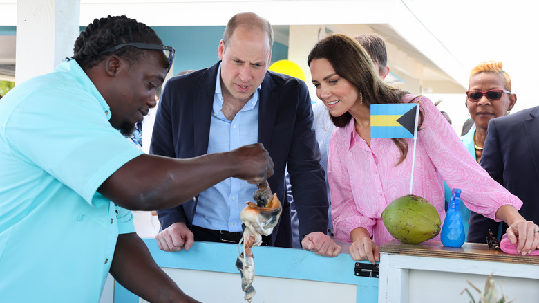 Prince William and Kate Middleton Bahamas fish fry