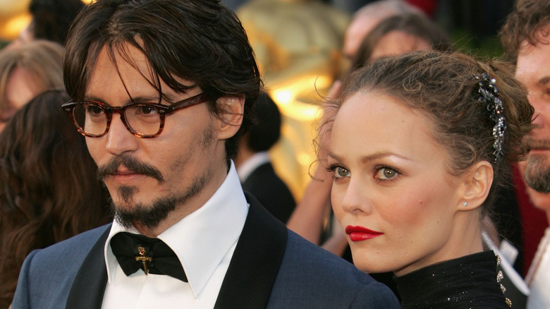 Johnny Depp with Vanessa Paradis 