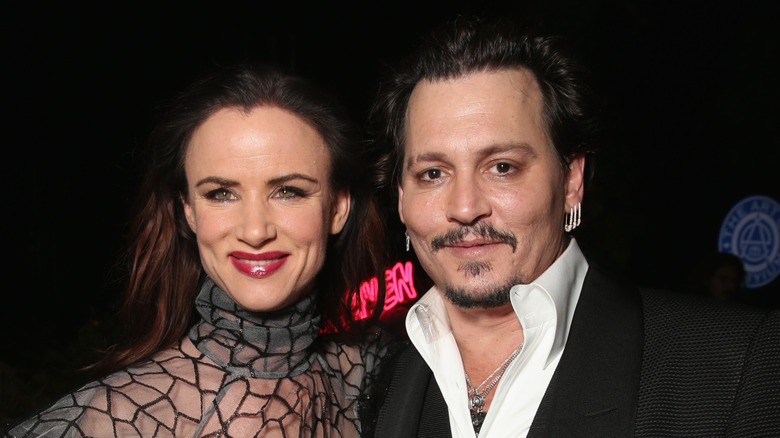 Johnny Depp and Juliette Lewis 