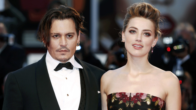 Johnny Depp with Amber Heard