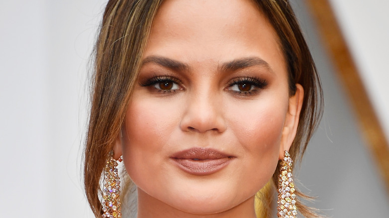 Chrissy Teigen attends an event