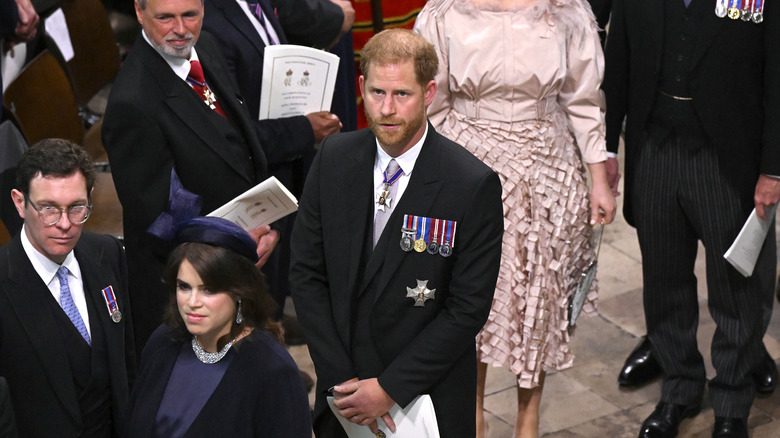 Prince Harry at the coronation 