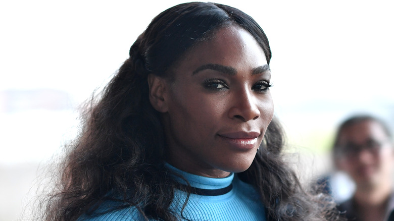 Serena Williams smiling