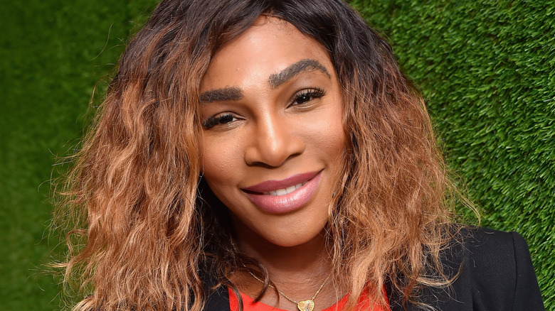 Serena Williams smiling