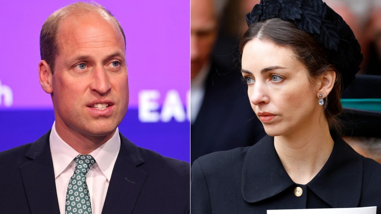 Prince William and Rose Hanbury split image