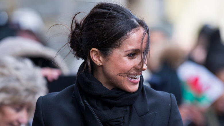 Meghan Markle smiling