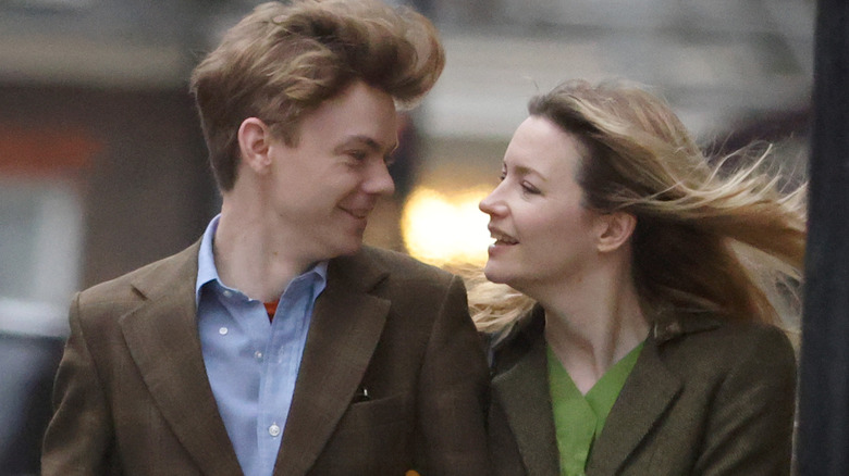 Thomas Brodie-Sangster and Talulah Riley