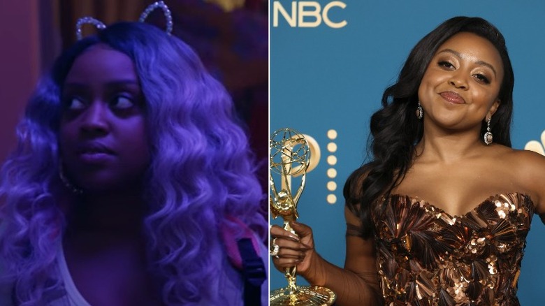 Quinta Brunson in "A Black Lady Sketch Show", Quinta Brunson at the 74 Emmy Awards