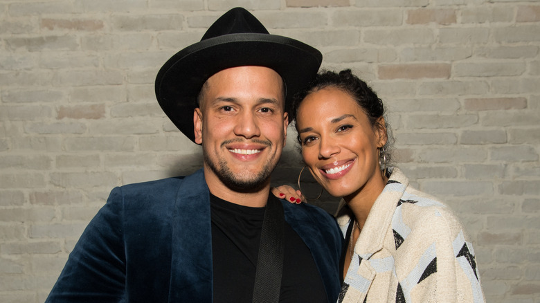 Abner Ramirez and Amanda Sudano smiling