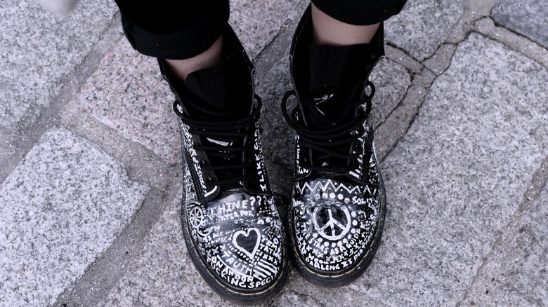 Dr. Martens boots as an outfit accessory