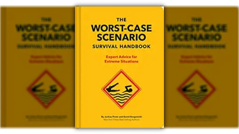 Yellow cover for Worst Case Scenario book