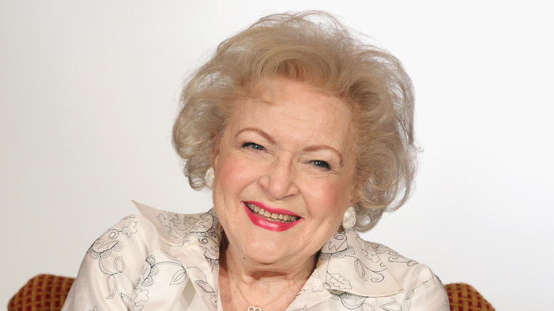 Betty White smiling